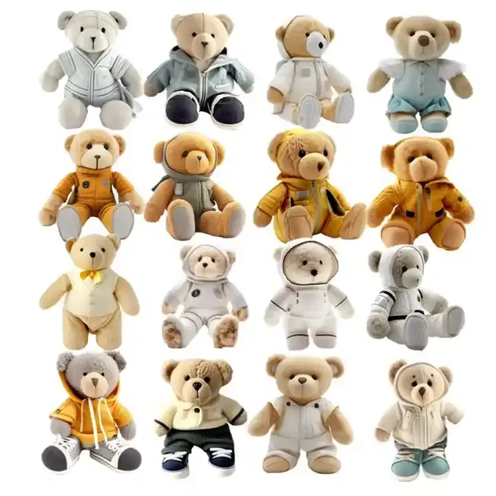 Benutzer definierte kleine große Größe Teddybär Bulk Maskottchen Kostüm Erwachsene Plüsch Großhandel Spielzeug Teddybär Spielzeug