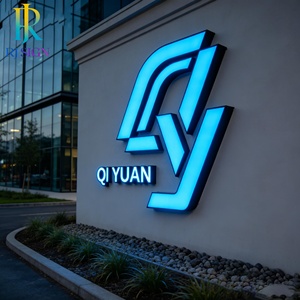 Enseigne acrylique 3D LED rétroéclairée pour entreprises, centres <span class=keywords><strong>de</strong></span> fitness, piscines, nettoyages à sec - Étanche IP65 - Product Image 3