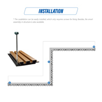 Panneau de revêtement mural décoratif extérieur moderne en bois composite Panneau de co-extrusion Panneaux de plafond en bois