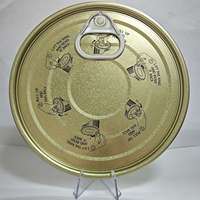 603 # (153,4 mm) Extrémité à ouverture facile (EOE) chromée pour boîtes de conserve pour animaux de compagnie – Vente en gros