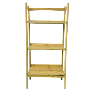 Bamboo Storage <b>Rack</b> 48x22x100.5cm Floor Standing <b>Shelf</b> For Living Room Indoor Use Eco Friendly - Product Image 1
