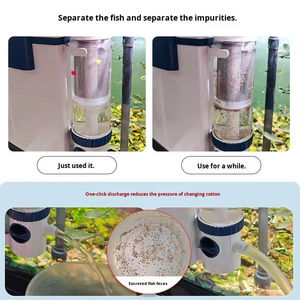 3in1 外掛け式水槽フィルター 生物ろ過装置 酸素供給器 ゴミ除去機能付き アクアリウム用 - Product Image 4
