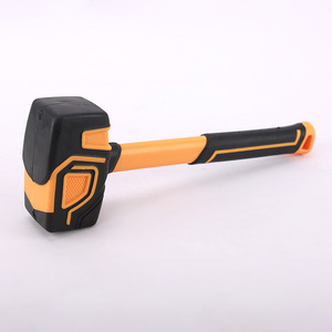 Rubber Mallet <b>Square</b> Head Plastic Handle For Tile Installation Durable Hammer Type 300 400 500 750 1000 - Product Image 1
