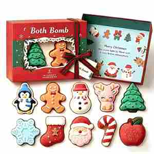 ชุดของขวัญคริสต์มาสขายส่ง น้ำมันหอมระเหยอโรมาเธอราพี เกลืออาบน้ำแบบเม็ด ลูกบอลฟู่สำหรับอาบน้ำ สำหรับสปาที่บ้าน - Product Image 6