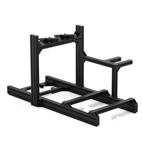 Simulador de Carreras Personalizable de Fábrica OEM, Estructura Universal de Perfil de Aluminio 4080, Cabina de Simulación, Plataformas de Simulación de Carreras