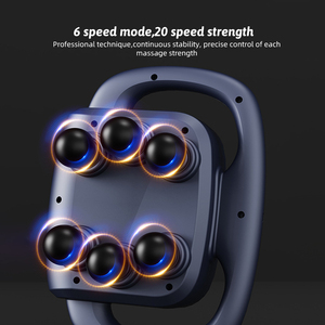 Masajeador de músculos eléctrico de 6 cabezales, pistola de masaje Fascial corporal de tejido profundo para relajación de espalda, cuello y hombros - Product Image 5