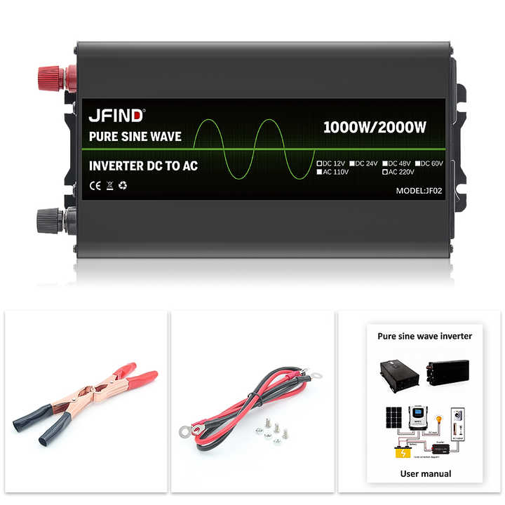 Jfind JF02 Car Battery Power Inverter Universal Single Socket DC 