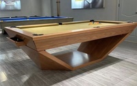 Table de billard de tournoi de 7 pieds sur mesure pour la maison, rails en bois massif, plateau en ardoise, design multifonctionnel, qualité professionnelle