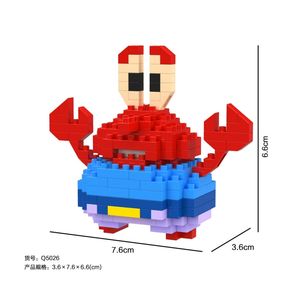 Sıcak Fırsat <span class=keywords><strong>Mini</strong></span> Tuğla Oyuncak Figürleri Çizgi Film Karakteri Anime Model Elmas Mikro Yapı Taşları - Product Image 6