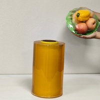 Food Grade PVC Stretch Cling Film Roll 30*1500 Meter untuk membungkus susu kue jeli mie salad bahan baku