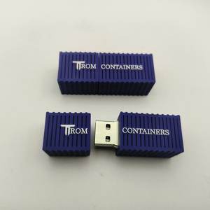 Unidad Flash USB 3D de Alta <span class=keywords><strong>Calidad</strong></span> para Contenedores |   Memoria USB Personalizada con Diseño de Barcos de Vapor para Regalos y Marcas - Product Image 3