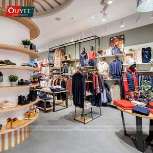 Accesorio de tienda de Boutique para mujer, ropa, diseño de tienda minorista pequeña, diseño de mostrador de efectivo, sala de exposición de tela, diseño de interiores - Product Image 3