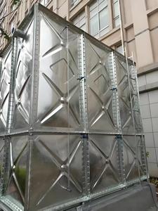 Réservoir d'eau modulaire boulonné de 10 m x 10 m x 2 m, 200 mètres cubes (200 000 <span class=keywords><strong>litres</strong></span>), réservoir d'eau en acier galvanisé à chaud - Product Image 3