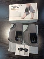 Masseur de cheville sans fil rechargeable par USB avec chaleur et vibrations, chauffe-cheville d'hiver pour soulager la douleur au pied et la relaxation musculaire
