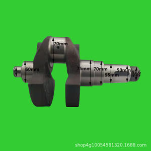 Vilebrequin Leopard pour moteurs diesel haute puissance modèles L22 L24 L28 L32 T35 ; vilebrequin de 24, 28, 32 chevaux - Product Image 6