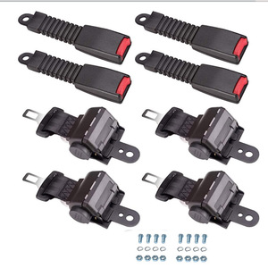 Boucle de ceinture de sécurité universelle rétractable à 2 points avec sangle pour voiturette de golf, UTV, Go Kart - Product Image 1