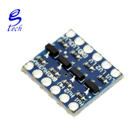 Módulo Convertidor de Nivel Lógico Bidireccional de 4 Canales de Alta Calidad, Interfaz IIC I2C UART SPI, Controlador de Alimentación de 5V