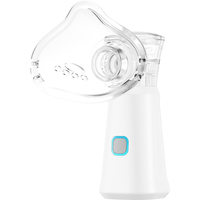 Nébuliseur portatif rechargeable à membrane avec taille de particules médiane de 3,5 μm, deux modes de pulvérisation et un réservoir de 8 ml