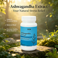 Capsules de poudre de racine d'Ashwagandha traditionnelle 1000mg, herbe entière, formule ayurvédique à spectre complet, extrait naturel d'Ashwagandha