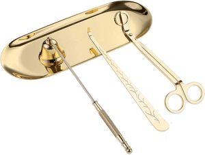 Stainless Steel Luxury <b>Candle</b> Care Kit Smooth Edge <b>Wick</b> Trimmer Set Household Scissors <b>Candle</b> Accessories Shear - Product Image 3