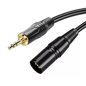2025 Pro Audio XLR a 3.5mm intrecciato scudo adattatore cavo PVC giacca ISO 9001 certificata per palco microfoni telefoni per PC - Product Image 3