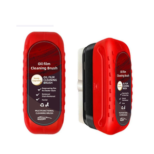 Nettoyant puissant pour film gras sur vitres automobiles – Élimine les taches sur le pare-brise <span class=keywords><strong>avant</strong></span> intérieur – Brosse de nettoyage pour film gras sur verre - Product Image 1