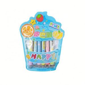 6Pcs Neutral Set Cute Kawaii Fruit Theme Press Gel <b>Pen</b> 0.5Mm Soft Grip for Birthday Party Gifts - Product Image 3
