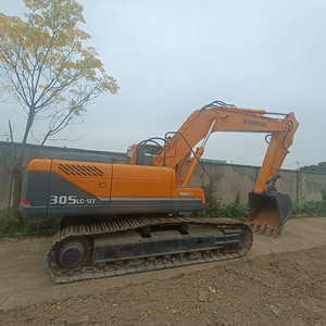 Excavatrice sur chenilles Hyundai Robex 305LC-9T modèle 2023 d'occasion, moteur Hyundai, pelle hydraulique, machine de terrassement pour la construction - Product Image 1