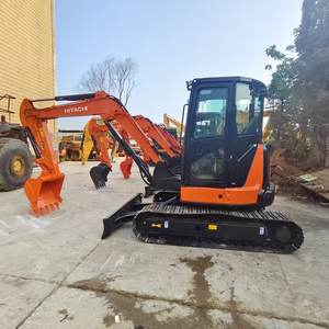 Máquina de construcción de horas de trabajo bajas usada Hitachi Zaxis 55 Japón usado 5,5 toneladas Hitachi Zx55usr Mini excavadora para la venta - Product Image 5