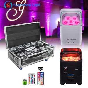 Éclairage de scène sans fil <span class=keywords><strong>pour</strong></span> éclairage de fête, 6x18W, lumière LED, RGBWA + UV, <span class=keywords><strong>prix</strong></span> bas - Product Image 3