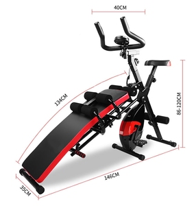 TBFIT <span class=keywords><strong>Banc</strong></span> de musculation 2 en 1 avec vélo d'exercice magnétique, vélo de spinning multifonctionnel pour l'entraînement des abdominaux - Product Image 5
