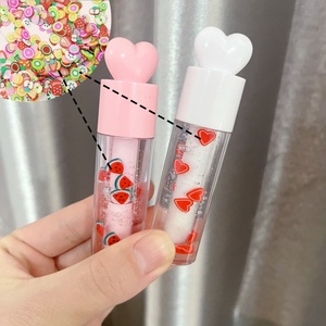 Olio per <span class=keywords><strong>Labbra</strong></span> Vegano che Cambia Colore, <span class=keywords><strong>Balsamo</strong></span> Liquido Idratante al Gusto di Frutta, Gloss Volumizzante Trasparente - Product Image 2