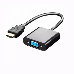 Hoge Kwaliteit 1080P Hd Man Naar Vga Vrouwelijke Adapter Kabel Hot Verkoop Hdtv Voor Pc Laptop Koperen Geleider Voor Audio Video Toepassingen