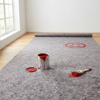 Rouleau de protection absorbant pour peintre, tapis de protection flexible pour sols, idéal pour la peinture, le travail du bois et la protection des chantiers
