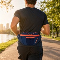 Sac banane de sport et de voyage personnalisable, étanche, portable, unisexe, en 600D, forme oreiller, pour l'escalade