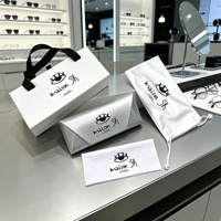 Coffret d'Emballage de Lunettes Pliantes Personnalisé avec Logo pour Lunettes de Soleil Fantaisie, Étui en Carton et Sacs