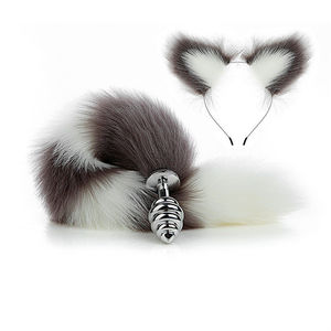 Tapón Anal de silicona con forma de cola de zorro, consolador, Juguetes sexuales, masajeador de próstata, Bullet, tapón Anal para pareja - Product Image 6