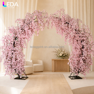 ชุดตกแต่งโรงแรมสำหรับงานอีเว้นท์ LEDA ต้นซากุระประดิษฐ์สีชมพู ซุ้มดอกไม้สำหรับงานแต่งงาน - Product Image 1