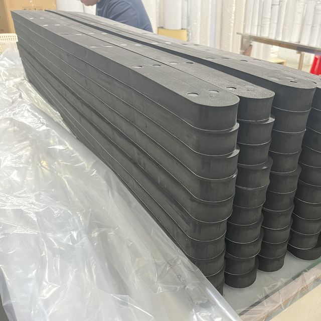 Kuliwei Custom Die Cut EVA Foam Strip Black EVA Foam Pad With Holes Shockproof EVA Foam Bar for Equipment Sealing and Buffering