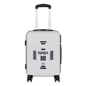 NASA Spaceship-ABS 4-Wheel Cabin <b>Suitcase</b>, White - Product Image 2