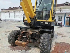 เครื่องขุด R60W-7ล้อฮุนไดแบบใช้แล้วเครื่องยนต์ฮอนด้า6ตันเครื่องจักรก่อสร้างไฮดรอลิกของแท้ - Product Image 4