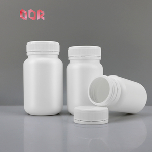 Flacon à pilules en plastique HDPE blanc, vide, pour compléments alimentaires, avec couvercle de sécurité enfant pour l'emballage de médicaments - Product Image 2