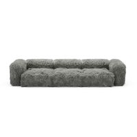 Livraison gratuite canapé de salon moderne en peluche, canapés de salon nordique super confortable grande place
