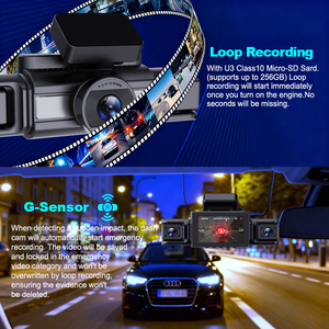 กล้องติดรถยนต์ 4CH 4K สำหรับรถยนต์ 360 องศา °   ดูกล้อง DVR โหมดจอดรถ 24 ชม. ควบคุมผ่าน WiFi และแอปพลิเคชัน เครื่องบันทึกวิดีโอ ระบบมองเห็นกลางคืน รุ่น ZD88A - Product Image 5