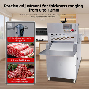 Nuova Affettatrice Automatica Commerciale per Carne Congelata di Manzo e Montone con Spessore Regolabile - Product Image 4