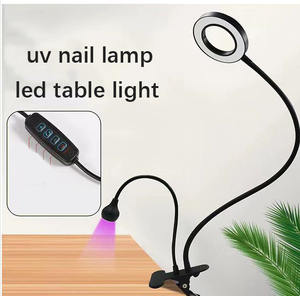 Ajustement coloré Pliable Fabricant Style Chaud 2 en 1 Prix Raisonnable Led Doigt Sèche-Ongles UV Led Lampe Lampe De Table Lumière - Product Image 4