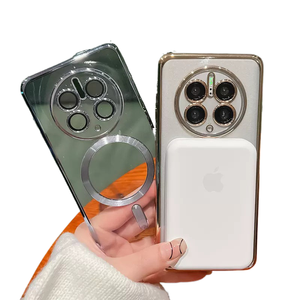 Nueva Funda Protectora para Teléfono Mate60pro con Revestimiento de Lente, Diseño de CD, Succión Magnética, Funda Protectora Completa para <span class=keywords><strong>P50</strong></span> - Product Image 1