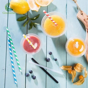 U loại thực vật dựa trên PLA rơm polylactic axit sinh học phân hủy compostable dùng một lần sinh thái thân thiện rõ ràng cong ống hút - Product Image 6