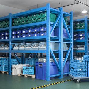 رفوف جديدة للتخزين ثقيلة الوزن 600 كجم رفوف معدنية رفوف مستودعات وحدات رفوف تخزين - Product Image 4