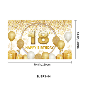 Fabricante Feliz <span class=keywords><strong>cumpleaños</strong></span> telón <span class=keywords><strong>de</strong></span> fondo Banner fiesta <span class=keywords><strong>de</strong></span> <span class=keywords><strong>cumpleaños</strong></span> cartel fotografía Fondo decoraciones colgantes Interior Exterior - Product Image 4